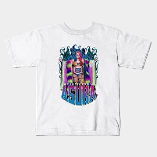 ASUKA BLUE FLAME Kids T-Shirt